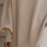 Klara – Oversized Poncho med Effortless Elegans