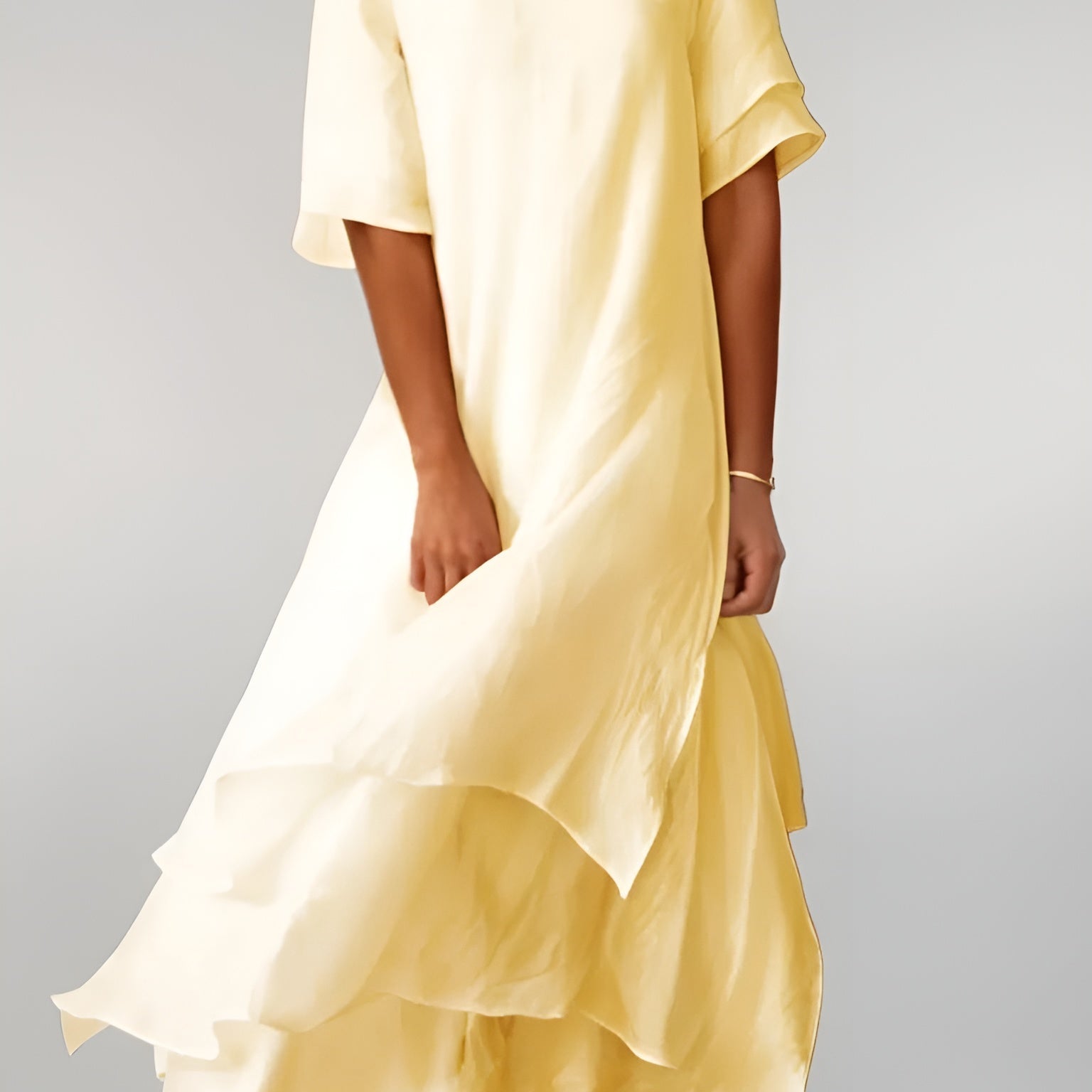 Daphne™ | Elegant Långklänning i Bomull