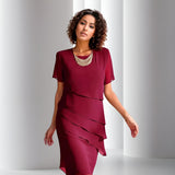 Amélie™ | Plisserad Chiffonklänning