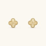 Clover Earrings Gold