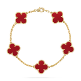 FLORAL BEAUTY BRACELET | RED
