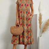 Joséphine™ | Elegant Blommig Klänning