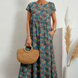 Joséphine™ | Elegant Blommig Klänning