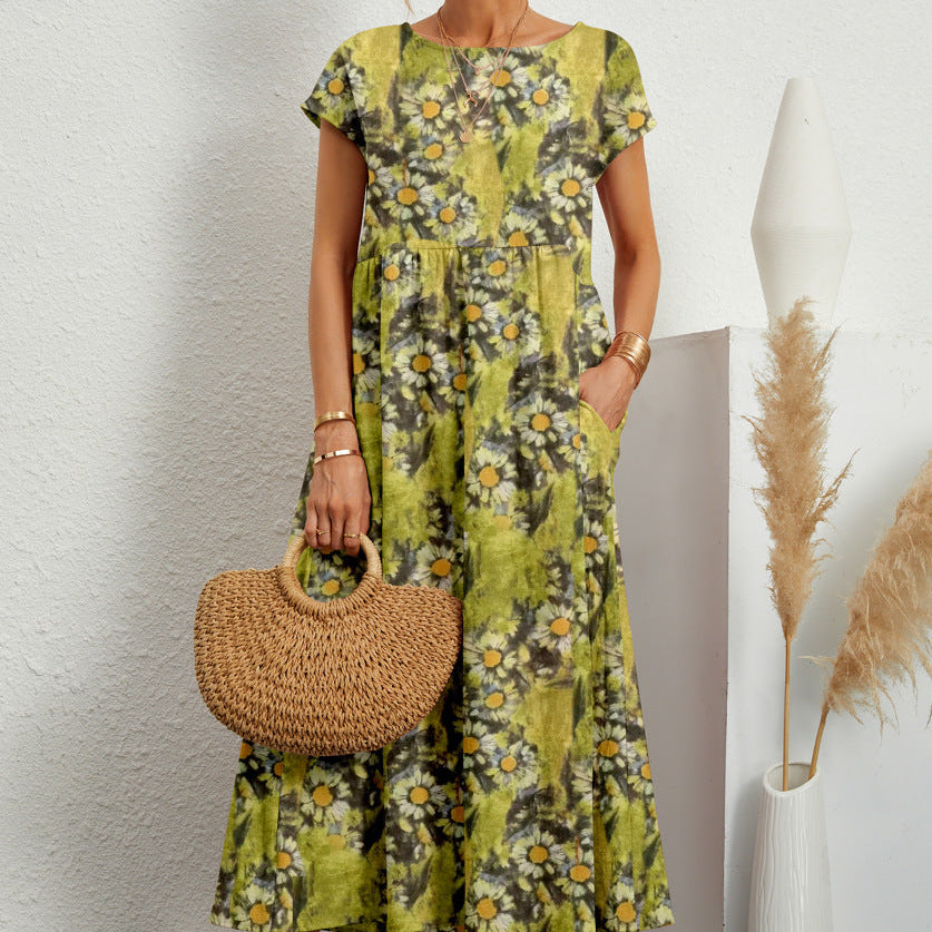 Joséphine™ | Elegant Blommig Klänning