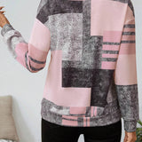 Lovis™ | Grafisk zip-tröja