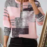 Lovis™ | Grafisk zip-tröja