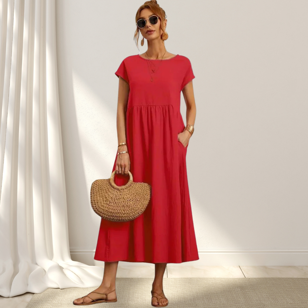 Elin™ | Lätt och elegant sommarklänning