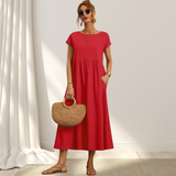 Elin™ | Lätt och elegant sommarklänning