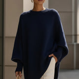 Klara – Oversized Poncho med Effortless Elegans