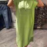 Ebba™ | Ledig klänning med huva och feminin passform