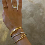 NAIL BRACELET | GOLD