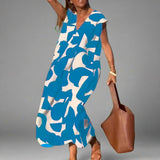 Amara™ | Trendig Klänning med V-ringning