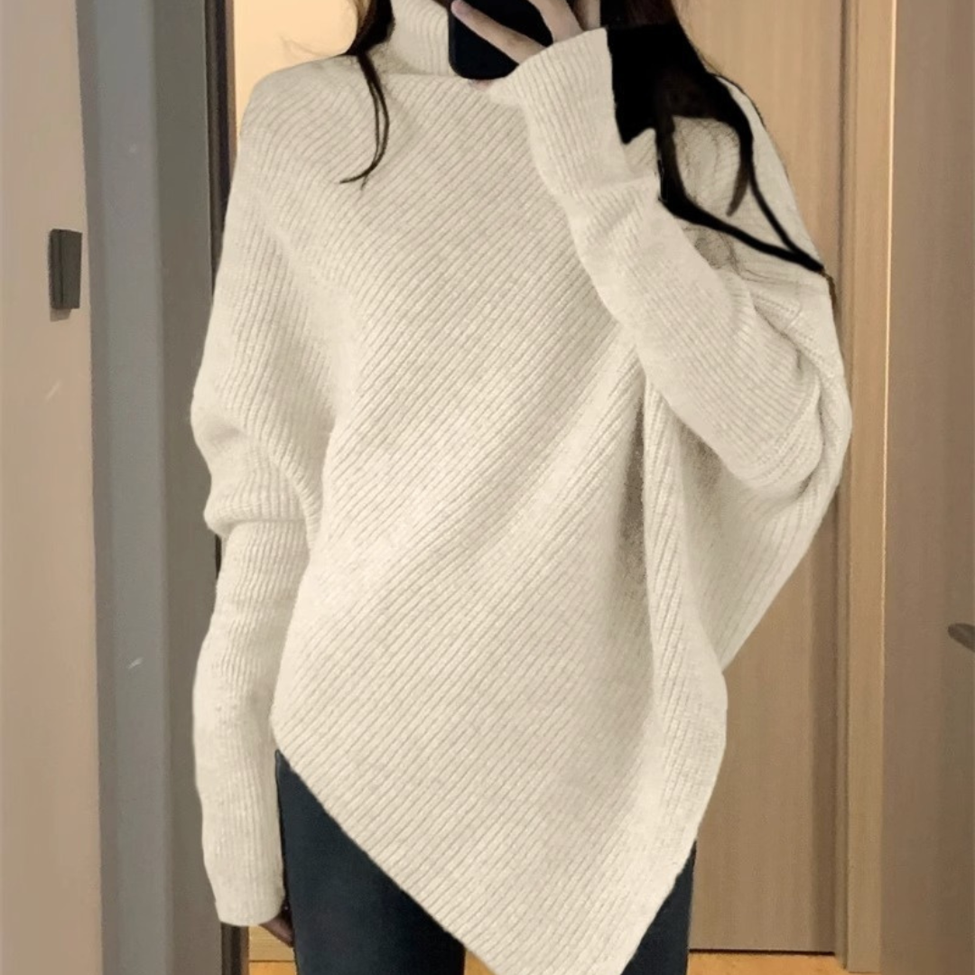 Anneta™ | Oversized ponchotröja med värme och elegans