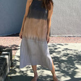 Camille™ | Ärmellös sommarklänning med trendig färgskiftning