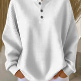 Annelie™ | Stilig Avslappnad Henley Topp