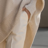 Klara – Oversized Poncho med Effortless Elegans