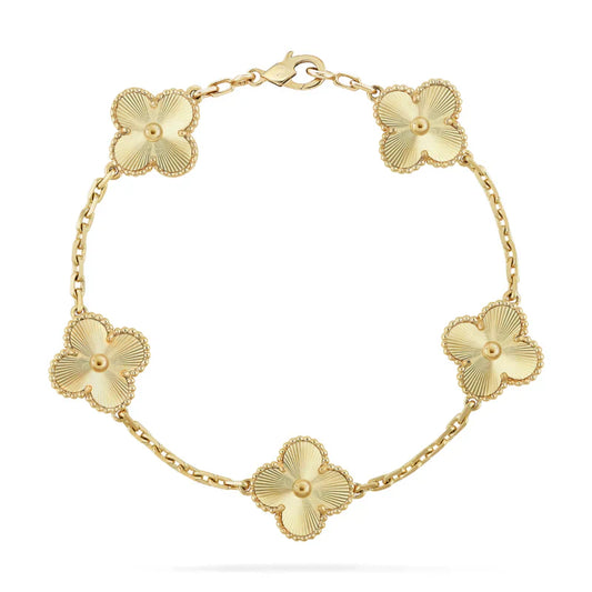 FLORAL BEAUTY BRACELET | GOLD