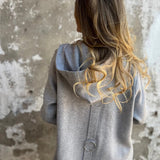 Majken™ | Casual kofta med huva och knäppning