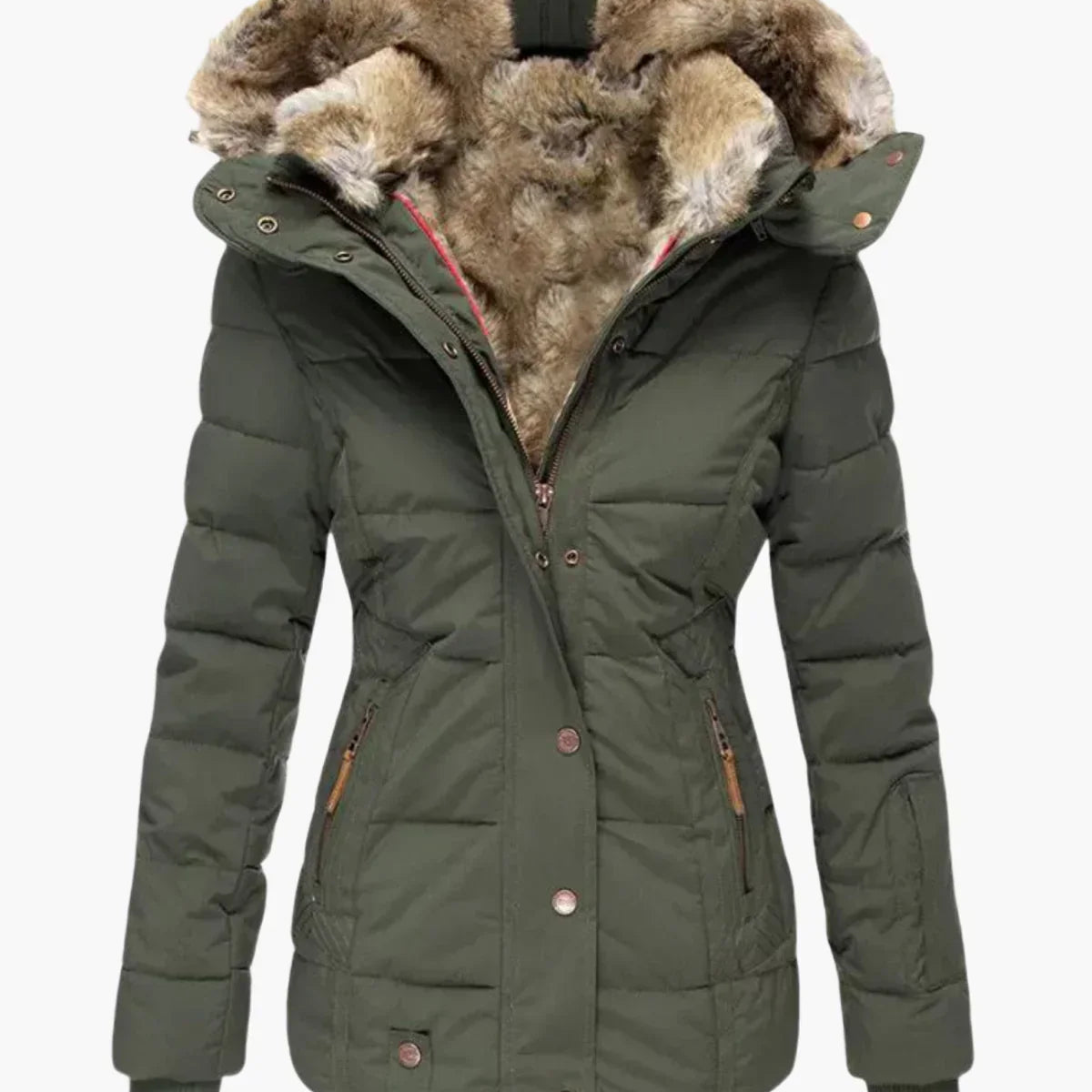 Anna | Pälsfodrad vinterjacka