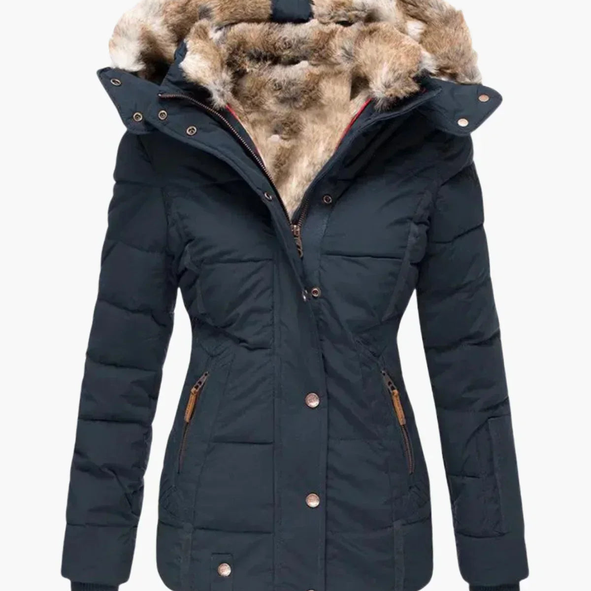 Anna | Pälsfodrad vinterjacka