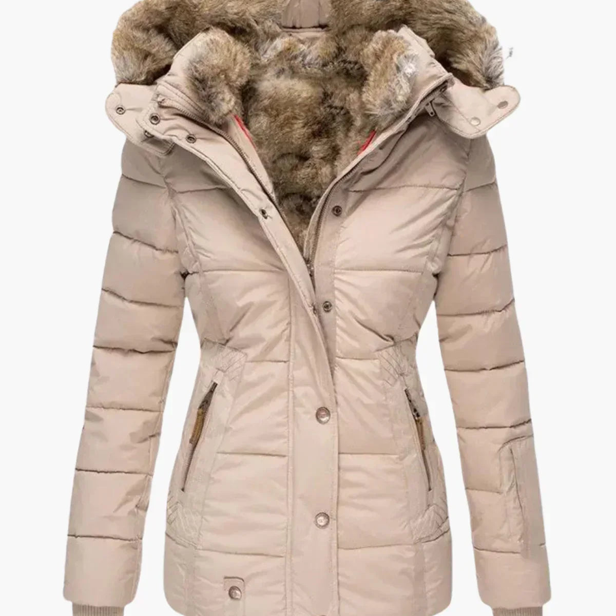 Anna | Pälsfodrad vinterjacka