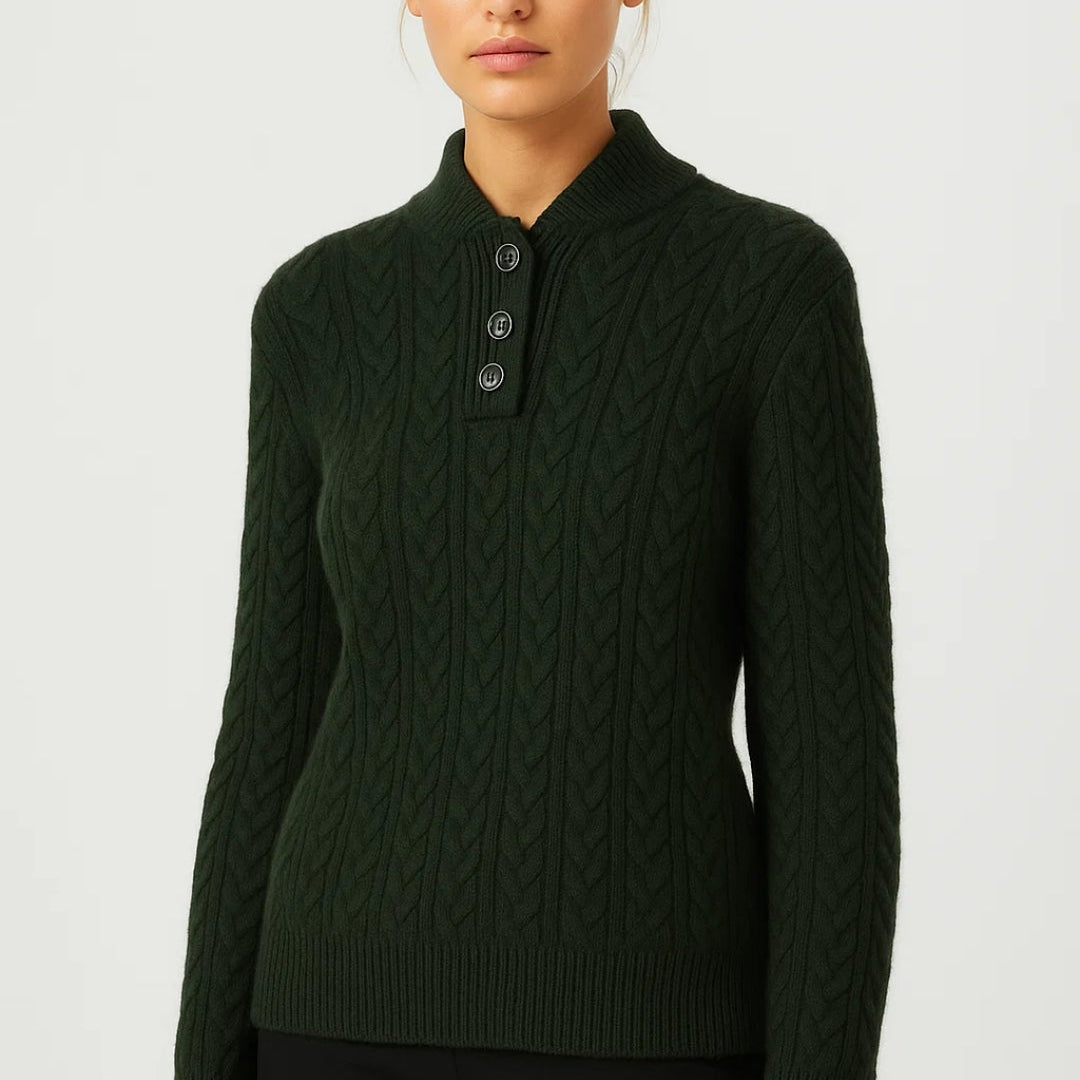 Ysella | Flätstickad kofta