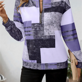 Lovis™ | Grafisk zip-tröja