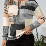 Lovis™ | Grafisk zip-tröja