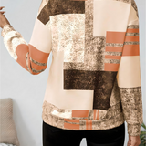 Lovis™ | Grafisk zip-tröja