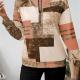 Lovis™ | Grafisk zip-tröja