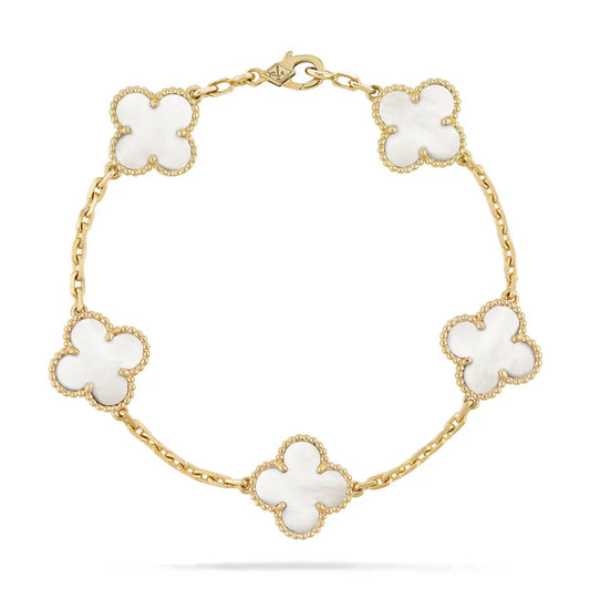 FLORAL BEAUTY BRACELET | WHITE