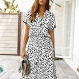 Benthe™ | V-ringad Klänning