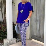 Elna™ | Casual Tvådelat Blommigt Set