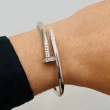 NAIL DELUXE BRACELET | SILVER