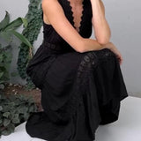 Aurélie™ | Elegant sommarklänning i spets med V-ringning