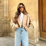 Astrid – Kort trenchcoat