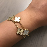 FLORAL BEAUTY BRACELET | GOLD