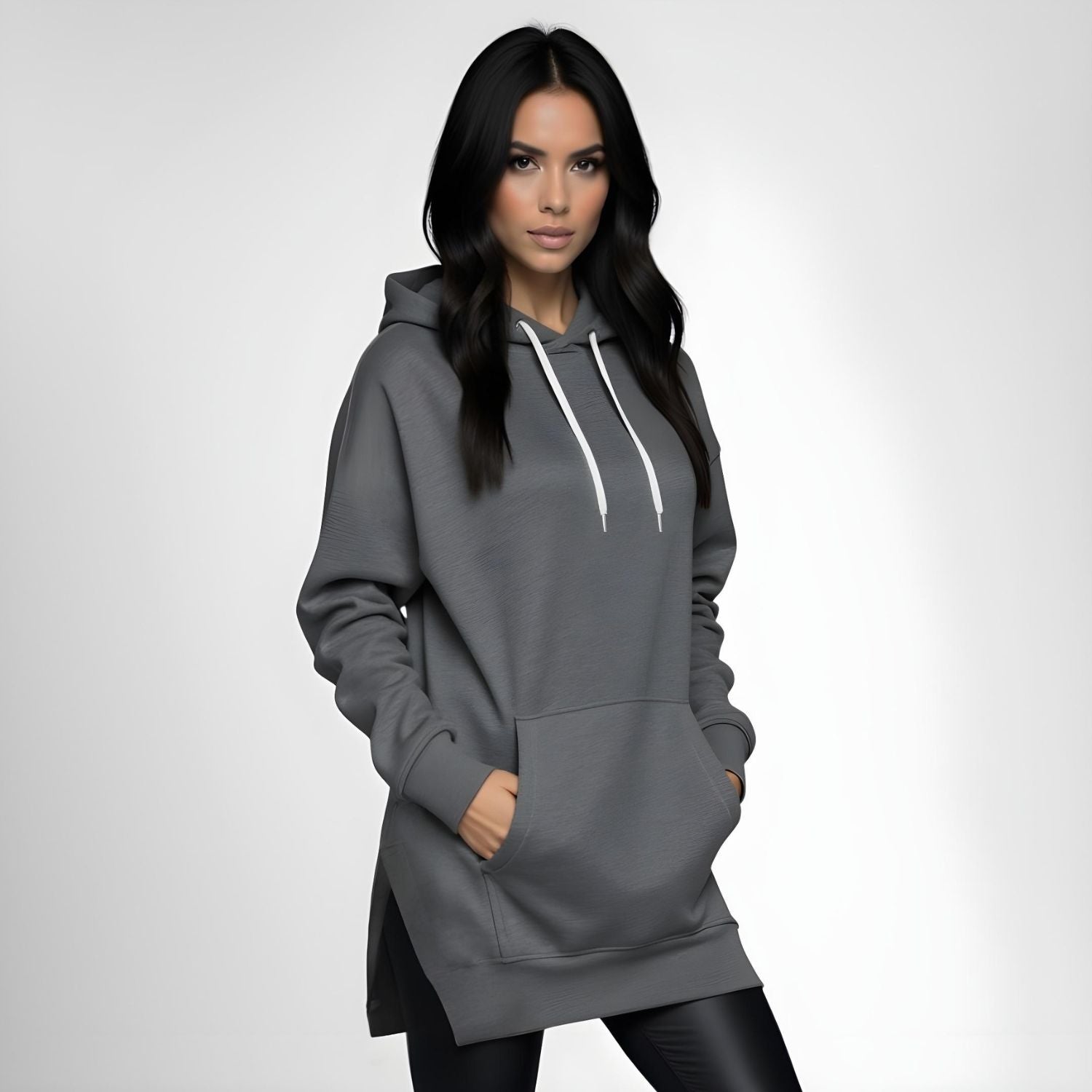 Suze™ | Oversized Hoodie Klänning