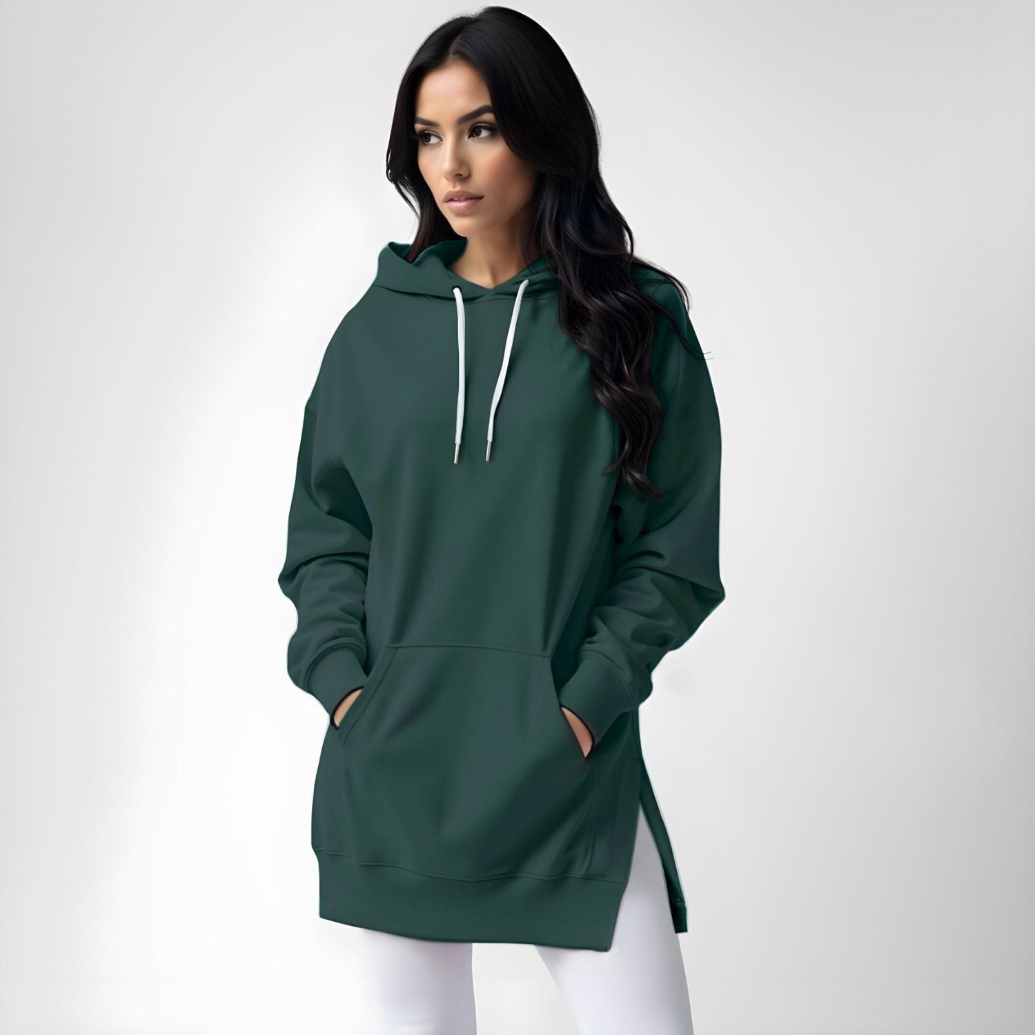 Suze™ | Oversized Hoodie Klänning