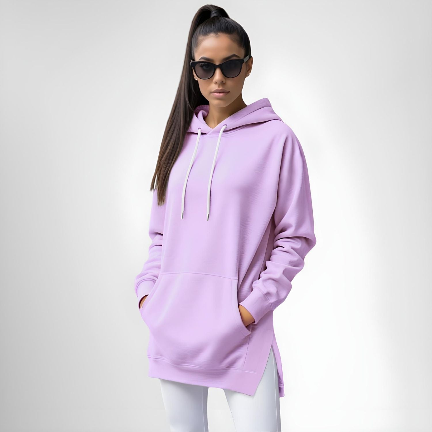Suze™ | Oversized Hoodie Klänning