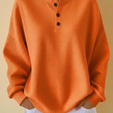 Helena – Mjuk och avslappnad tröja med knappar