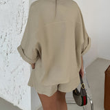 Desi™ | Lös Blus och Shorts Set