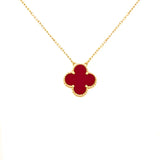 CLOVER NECKLACE | WHITE