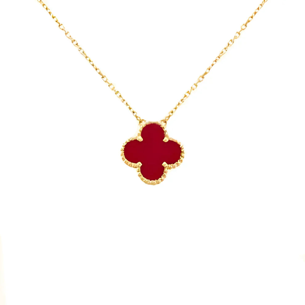 CLOVER NECKLACE | WHITE