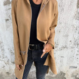 Cornelia™ | Lång kofta med dragkedja