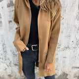 Cornelia™ | Lång kofta med dragkedja