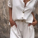 Maja™ | Luftigt 2-delat set med avslappnad sommarstil