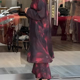 Åsa™ | Lapel Button Print Svart Set