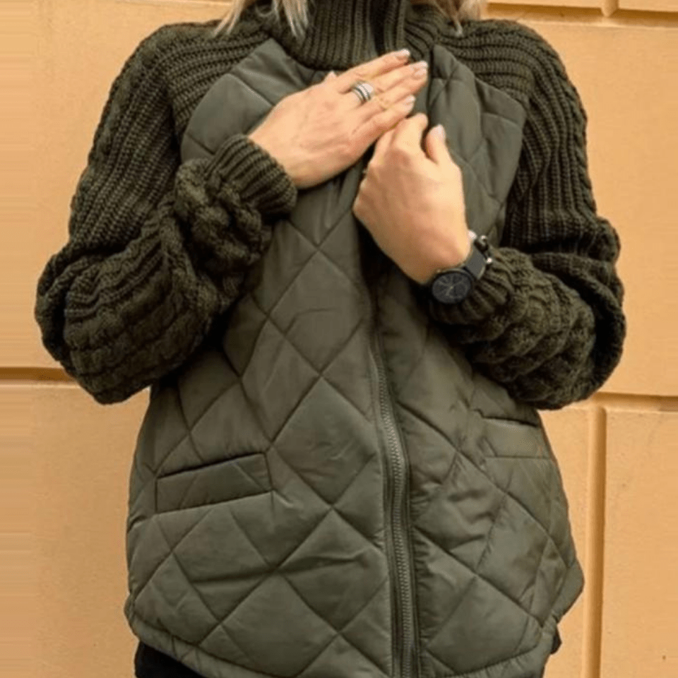 Luka™ – Stickad fleecejacka