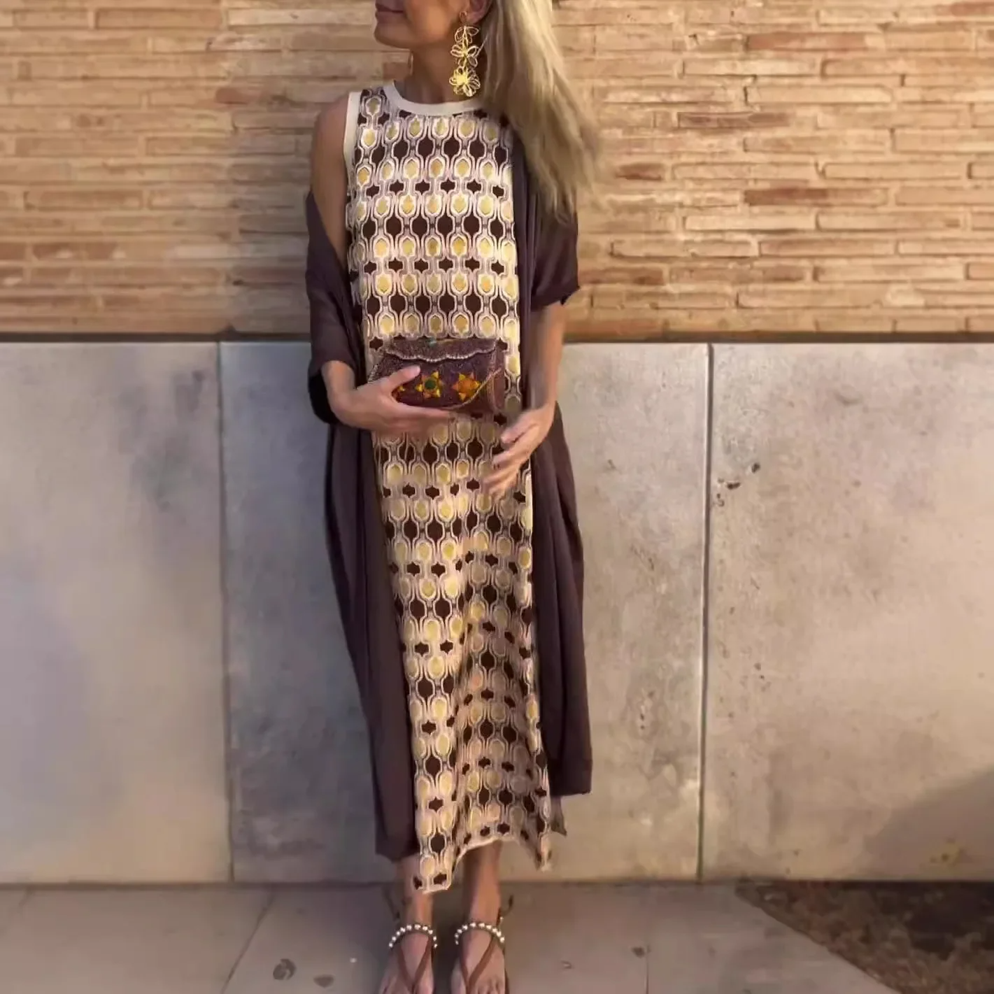 Viola™ | Elegant Klänning med Kofta